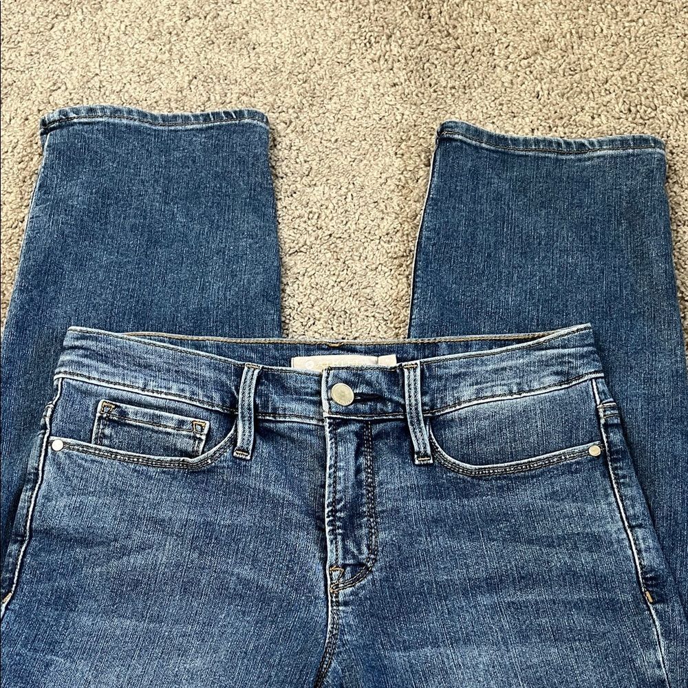 Athleta Sculptex Straight Leg Medium Wash Jeans Women’s Size 6
